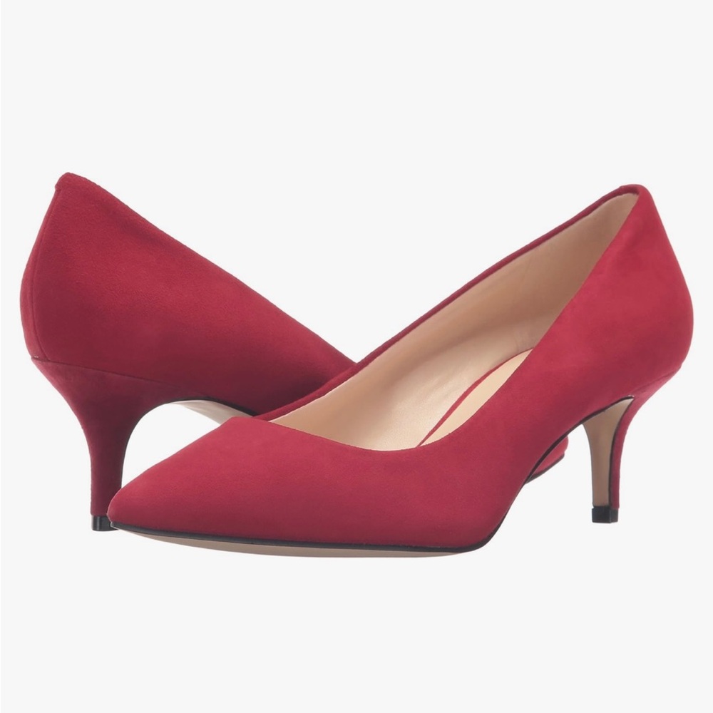 Nine West Pink Suede Pumps